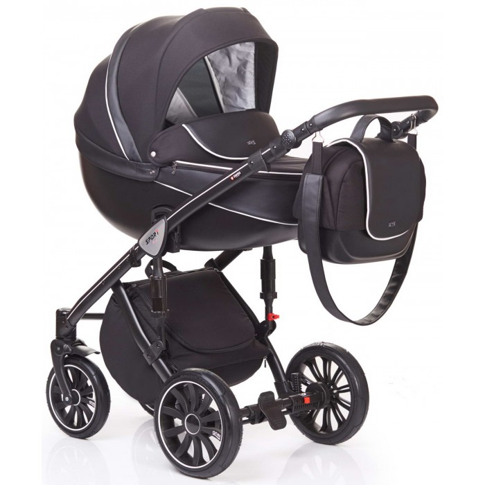 Детская универсальная коляска Anex Sport 2 в 1 - black jacquard